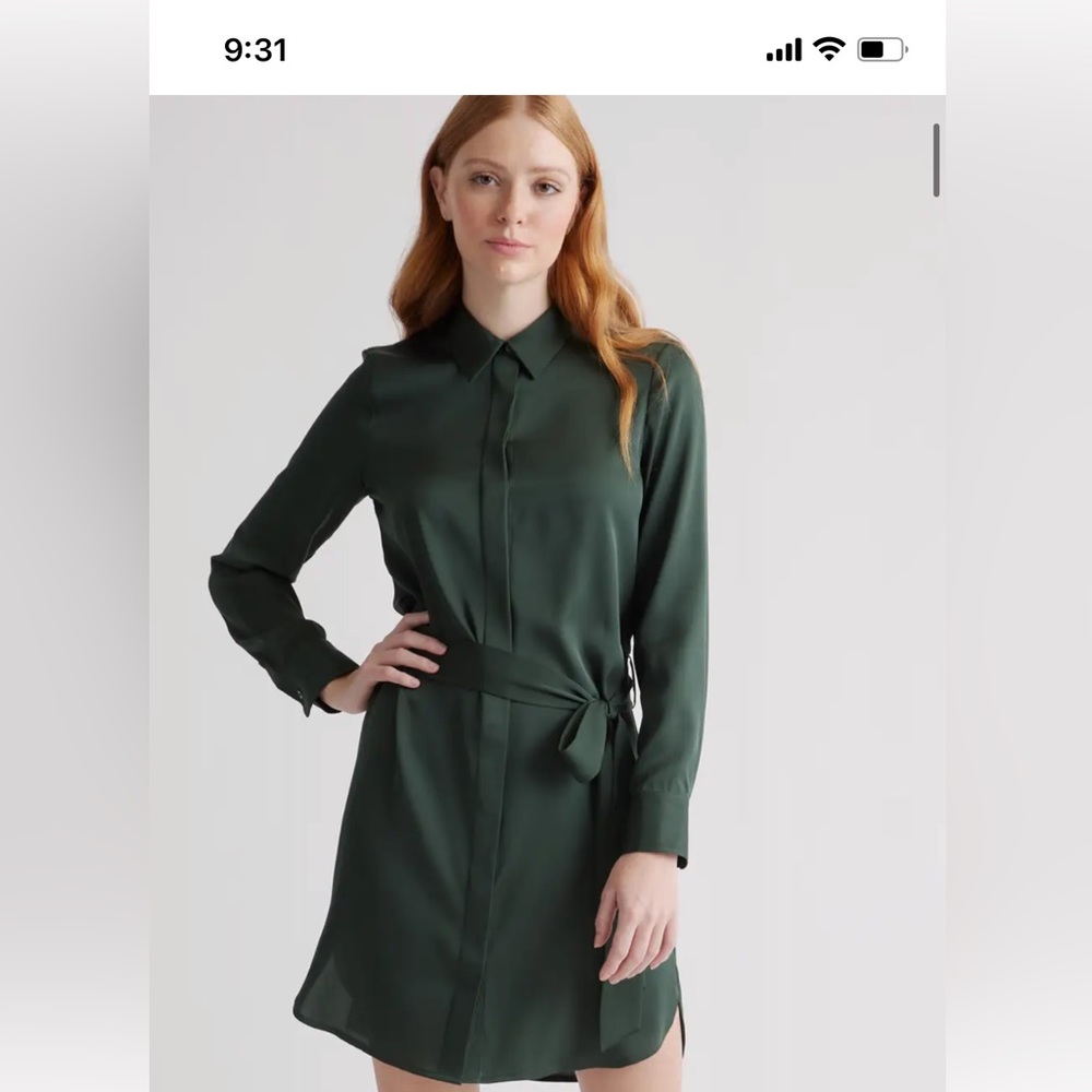 Quince Silk Wrap Dress
